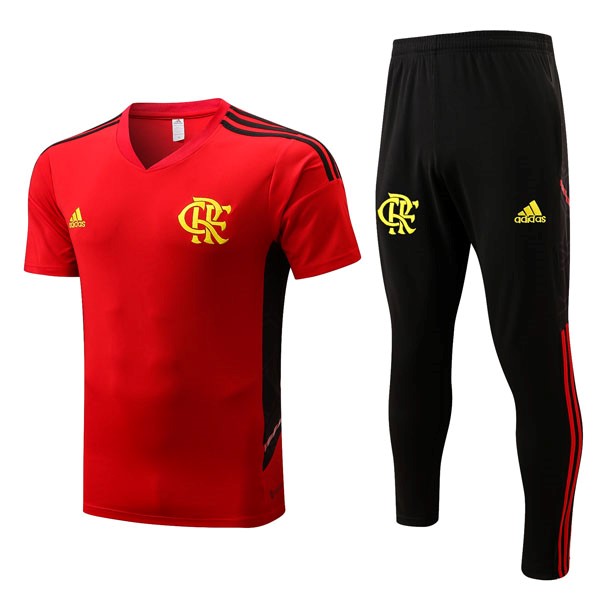 Camiseta Flamengo Conjunto Completo 2022-2023 Rojo
